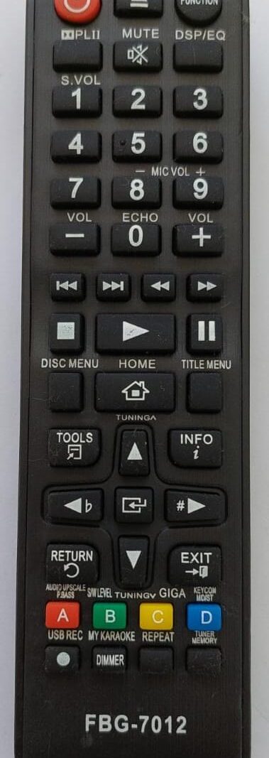 Cod. 10232 Controle Remoto DVD Home Samsung FBG-1032