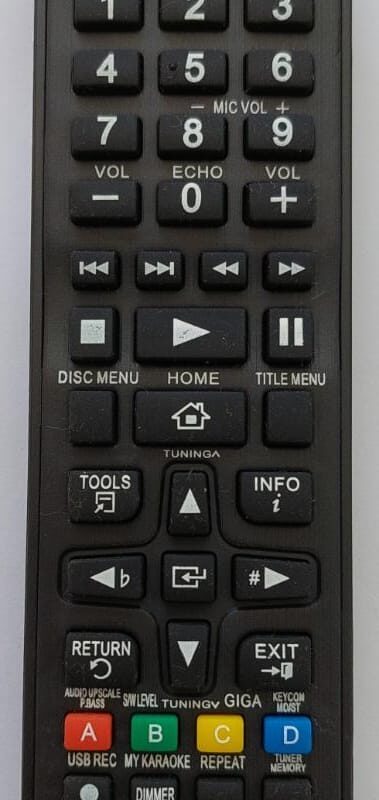 Cod. 10232  Controle Remoto DVD Home Samsung  FBG-1032