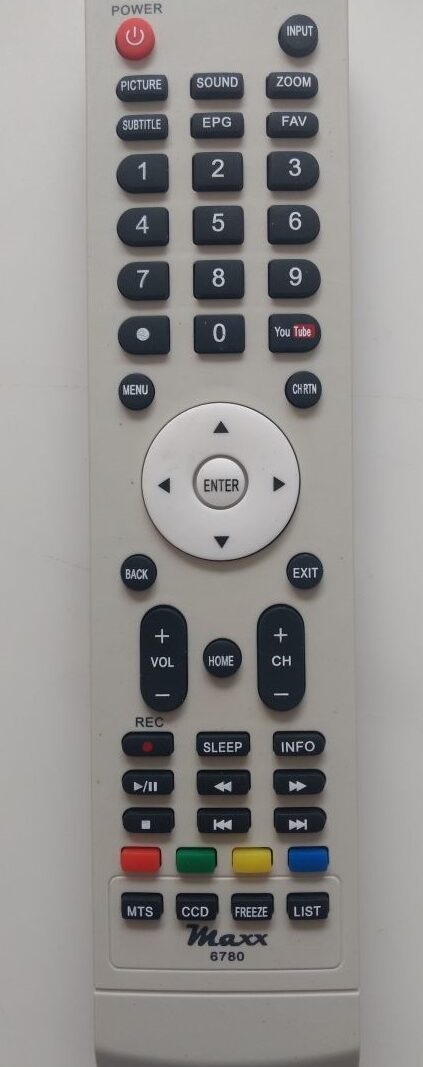 Cod.10683 Controle Remoto de TV Semp Toschiba