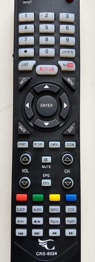Cod.10916 Controle Remoto de TV Semp Toschiba