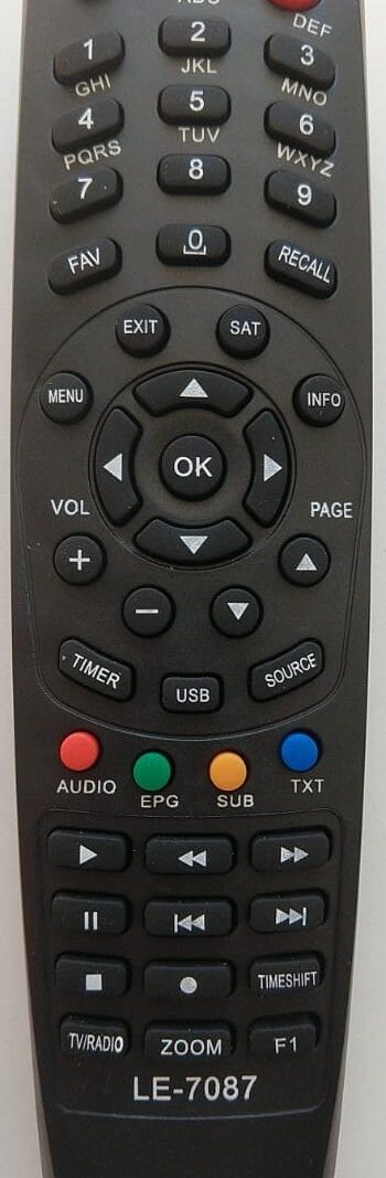Cód. 12034  Receptor Digital ALPHASAT CHROMA-CRS-7120-SKY-7087-LE-7087