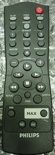 Cod. 1325 Controle Remoto de Som Philips Original