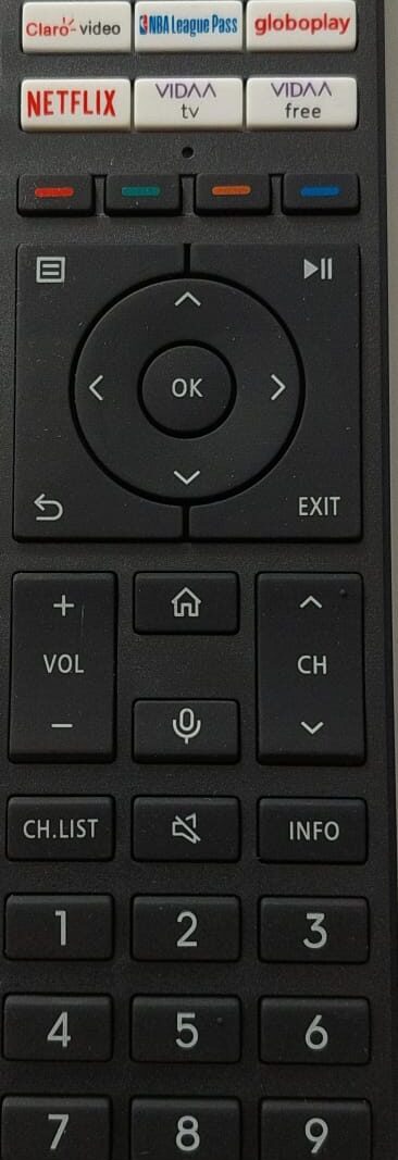 Cod.14485 Controle Remoto TV  Multilaser Mod TL042  TL045 TL046  TL057M  TL058M  TL060M  TL062M -  FBG-9207