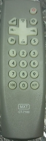 Cod. 282 Controle Remoto de TV Semp Toschiba-Tubo