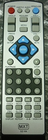 Cod. 3601  DVD SUZUKI- Mod SZ-64.