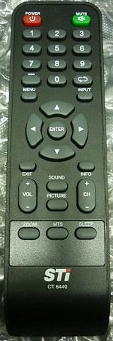 Cod. 3737 Controle Remoto de TV Semp Toschiba