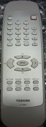 Cod. 3739 Controle Remoto de TV Semp Toschiba-Tubo