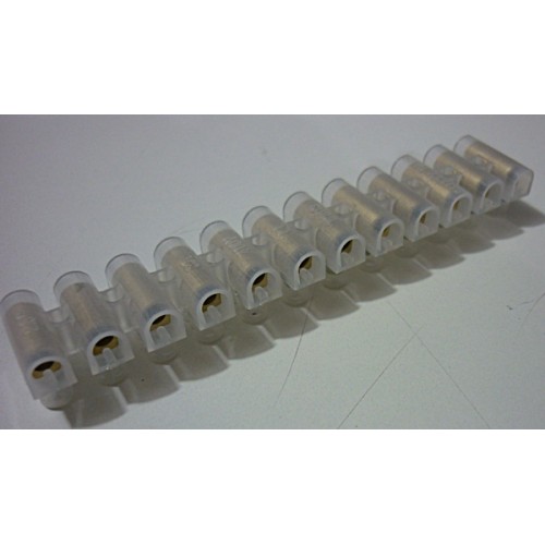 Cód.3929 Barra Sindal 12 terminal 4mm 10 Amperes