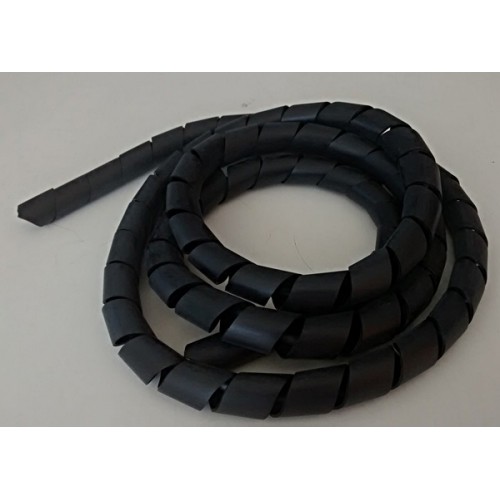 Cod.4326 Organizador Cabos Espiral  19,0 MM PRETO 1.5M