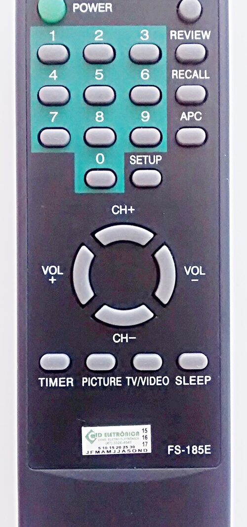 Cod. 4540 Controle de TV Gradiente