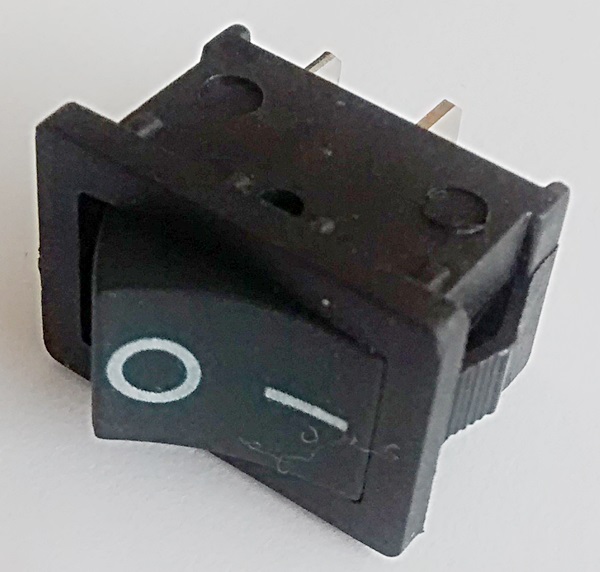 Cod.4680 Chave tecla gangorra preta