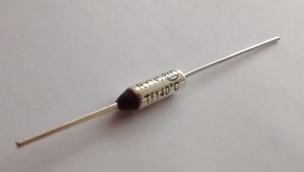 Cod. 5372 Fusivel termico Tf 140°C  10AMP - 250V