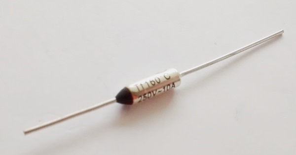 Cod. 5503  Fusivel termico Tf 160°C  10AMP - 250V .