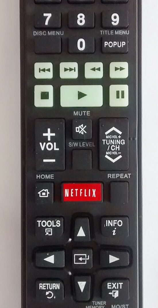 Cod. 5551 Controle Remoto DVD Home Samsung  KY-7405