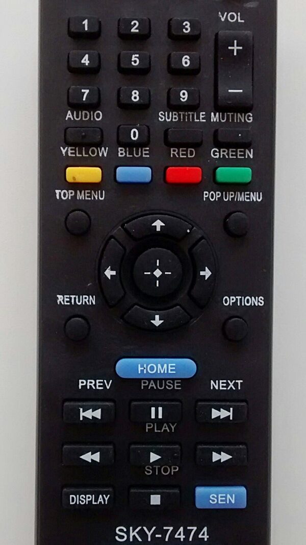 Cod. 5603  Controle Remoto DVD Home Sony  Sky-7474
