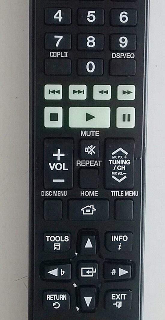Cod. 5846  Controle Remoto DVD Home Samsung Original