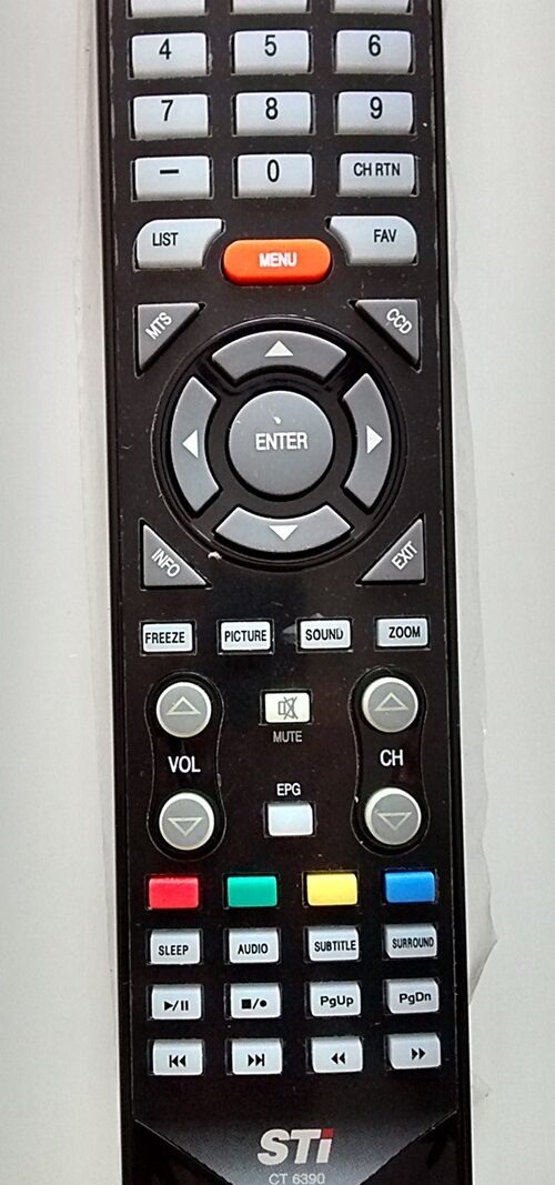 Cod. 6657 Controle Remoto de TV Semp Toschiba