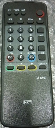 Cod. 696 Controle Remoto de TV Semp Toschiba-Tubo