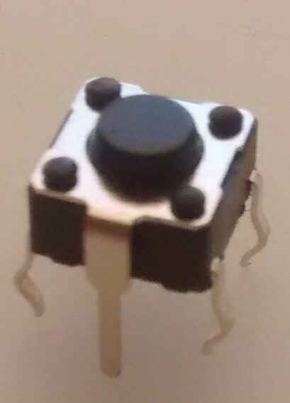 Cod.7876  Chave de toque 6x6x4,3mm com 05 terminais
