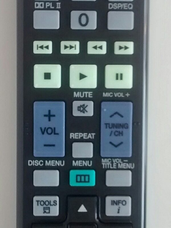Cod. 8619  Controle Remoto DVD Home Samsung Original