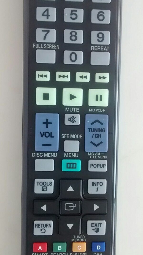 Cod. 8625 Controle Remoto DVD Home Samsung Original