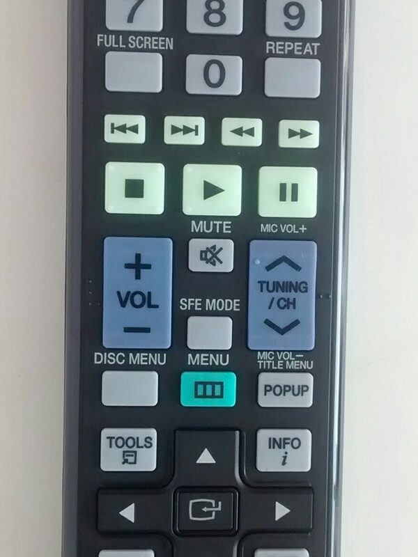 Cod. 8625 Controle Remoto DVD Home Samsung Original