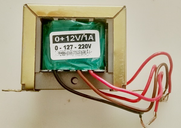 Cod. 8873 Transformador Força  0+12V 1A 110  220V AC - Marca Gilson