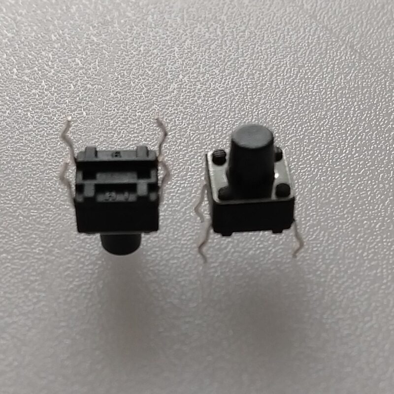 Cod. 9518 Chave de toque corpo 6x6 X 9mm eixo com 04 terminais