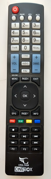 Cod. 9543 Receptor Digital  CINEBOX HD CRS-7059