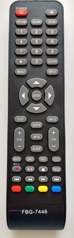 Cod.9588 Controle Remoto de TV Semp Toschiba