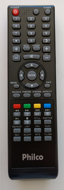 Cod.9634 Controle de TV Philco