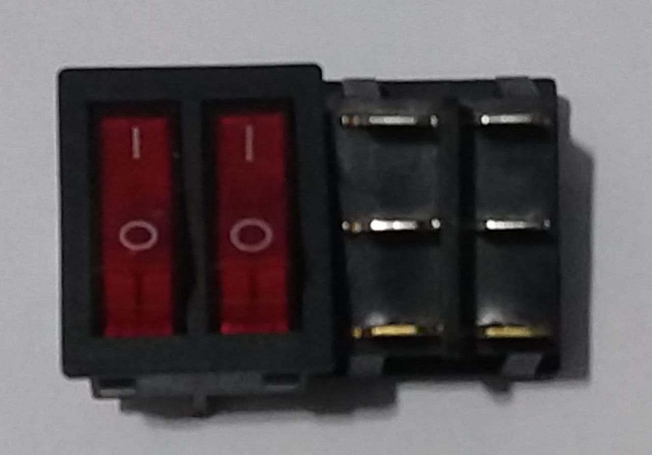 Cod.11097 Chave Gangorra Dupla Kcd3-202n 6t 15a Vm C Neon.