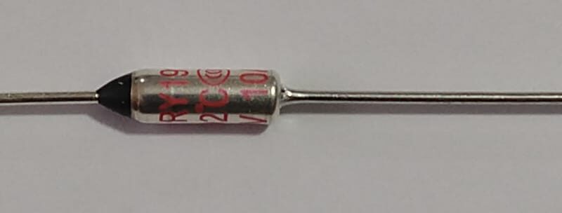 Cod.11099 Fusivel termico Tf 192°C  10AMP - 250V.