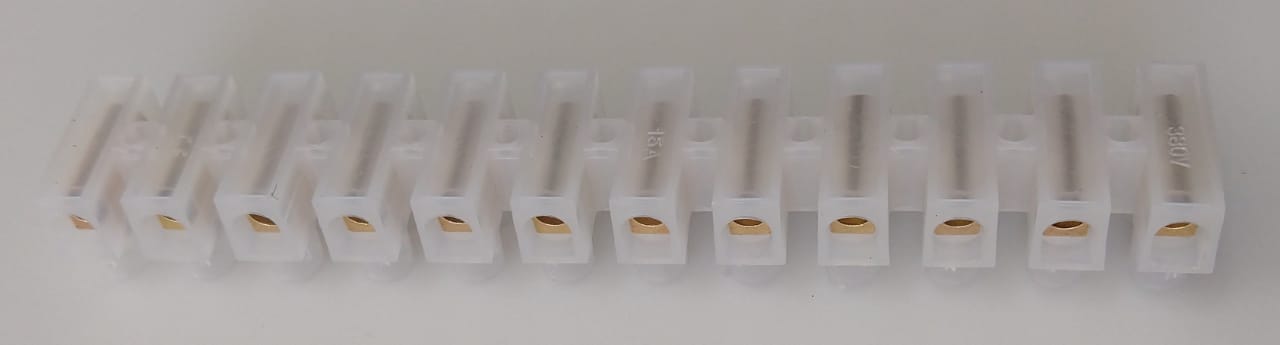 Cod.11590 Barra Sindal 12 Terminal 4mm 15 Amperes