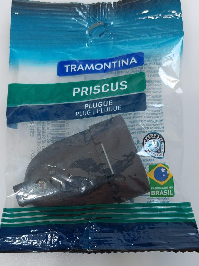 Cod.12773 Plug Femea 2P 10A 250V Preto - Tramotina. Plug Femea
