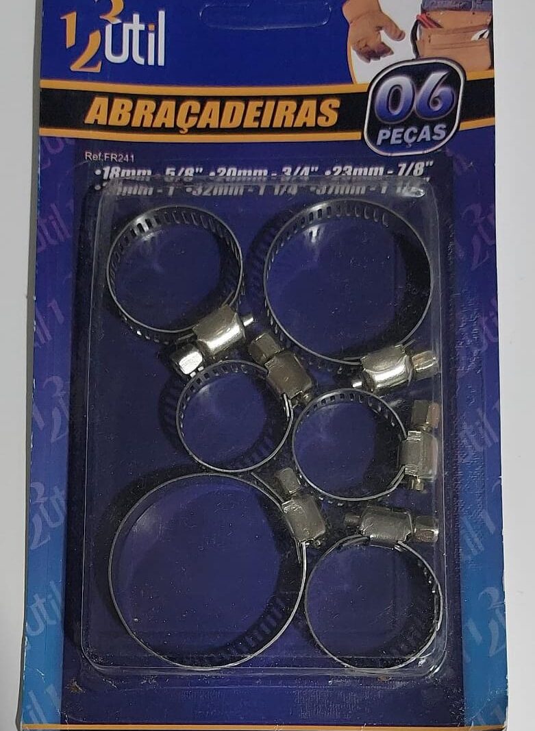 Cod.13076 kit de Abracdeiras com 06 Unidades