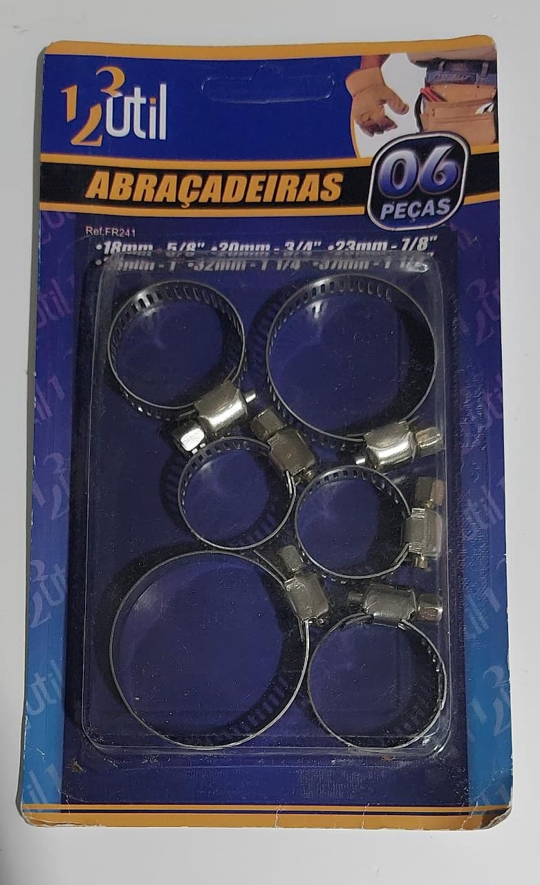 Cod.13076 kit de Abracdeiras com 06 Unidades