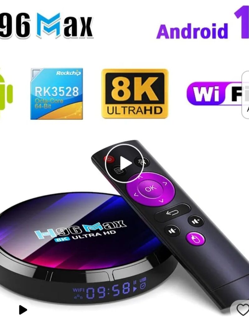 Cod.13293 Receptor Digital TV Box -H96 MAX 16gb  2g ddr3   rk3528-01