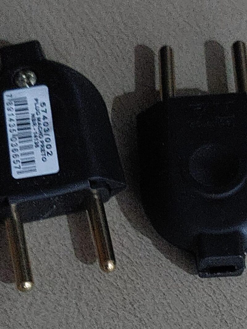 Cod.13617 Plug Macho 2p 10a Preto Tramontina