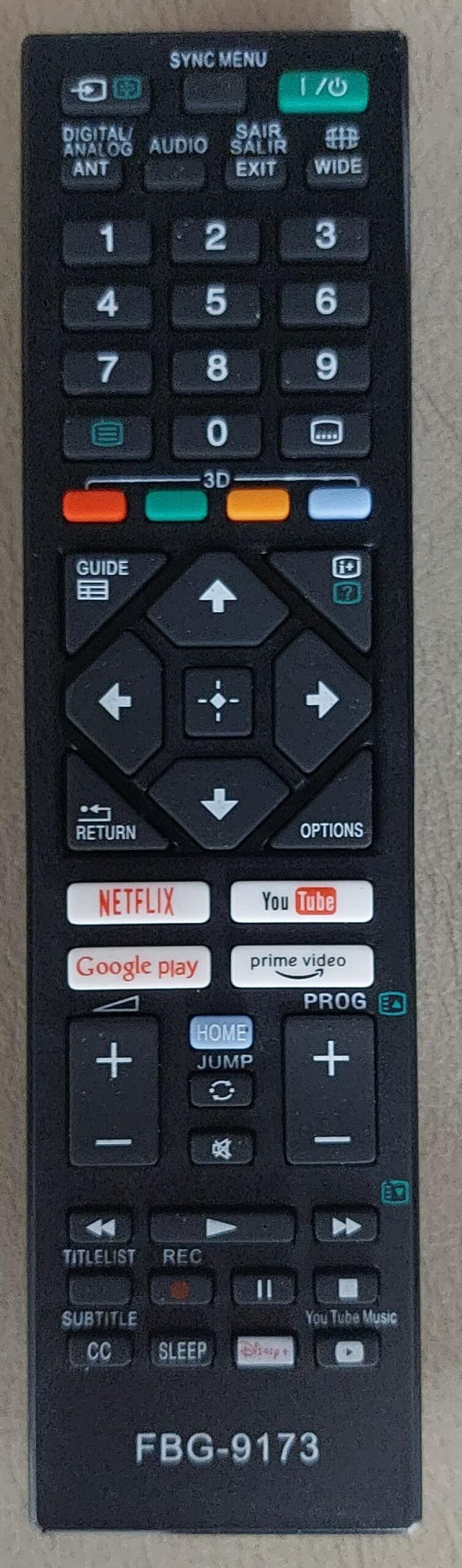 Cod.13695 Controle Remoto TV SONY Bravi