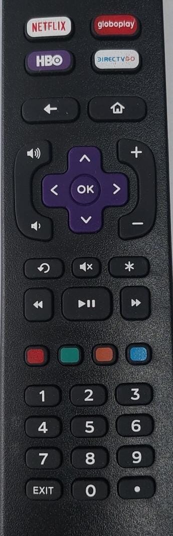 Cod.13826 Controle Remoto Semp  TCL ROKU -SKY-9185.