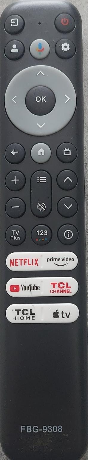 Cod.13885 Controle Remoto TV TCL Mod. 55P725 65P725 75P725 FBG-9308