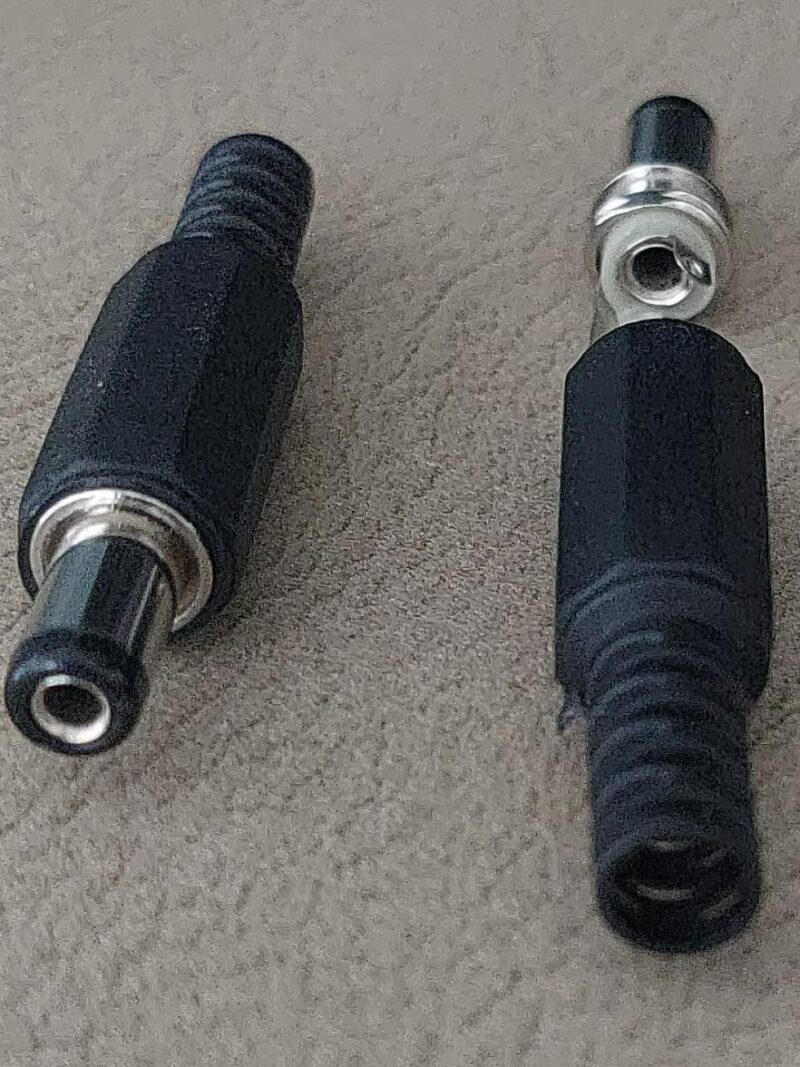 Cod.14222 Conector Plug Jack Macho J4 - P4 2.1XX5.5mm
