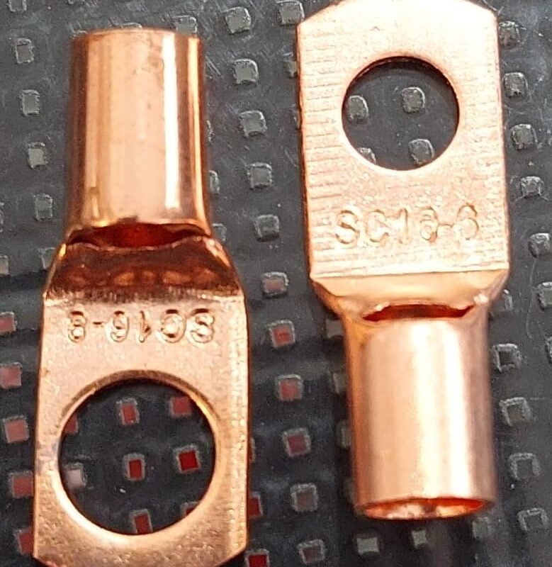 Cod.14383 Terminal Conector Oval Compressao Prata Tam 6-10-16mm.