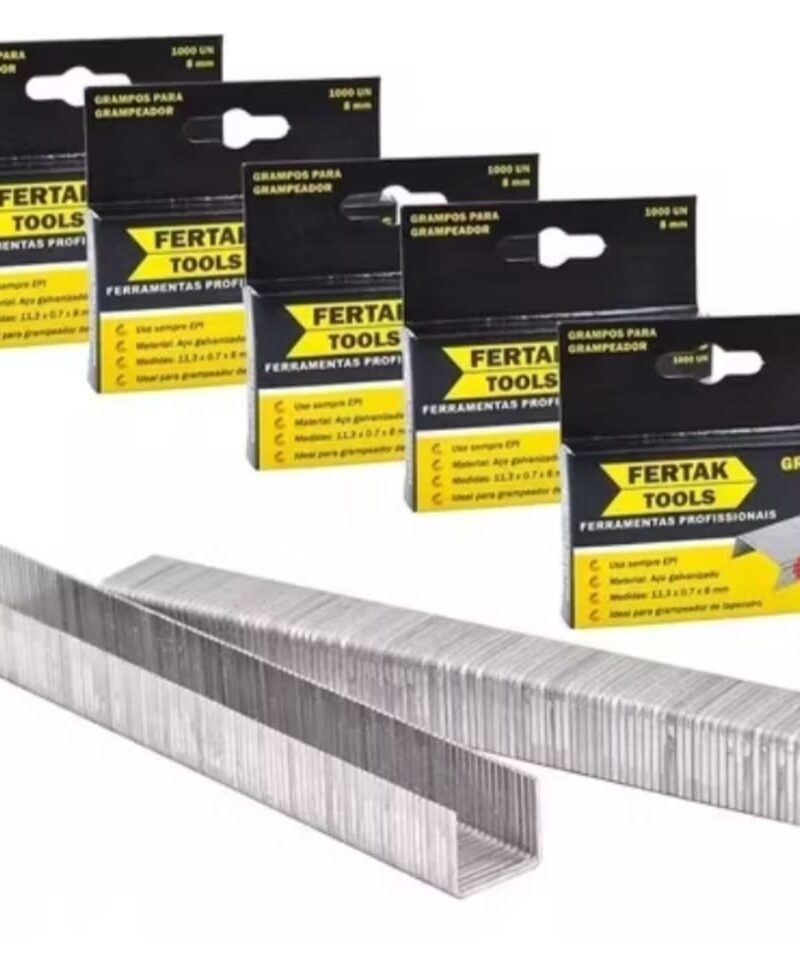 Cod.14401 Grampo Para Grampeador Tapeceiro 8 mm com 1000 unidade