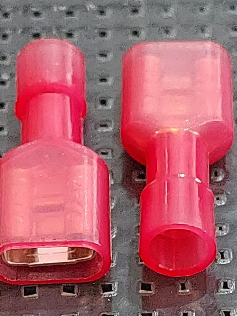 Cod.14477 Conector Terminal Femea Isolado  1.5 a2,5mm  Vermelho