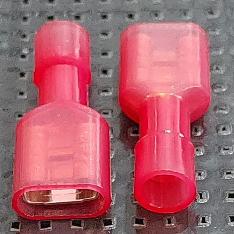 Cod.14477 Conector Terminal Femea Isolado  1.5 a2,5mm  Vermelho