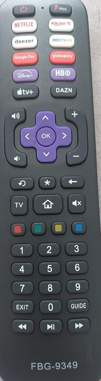 Cod.14490 Controle Remoto Universal Compativel Roku FBG- 9349
