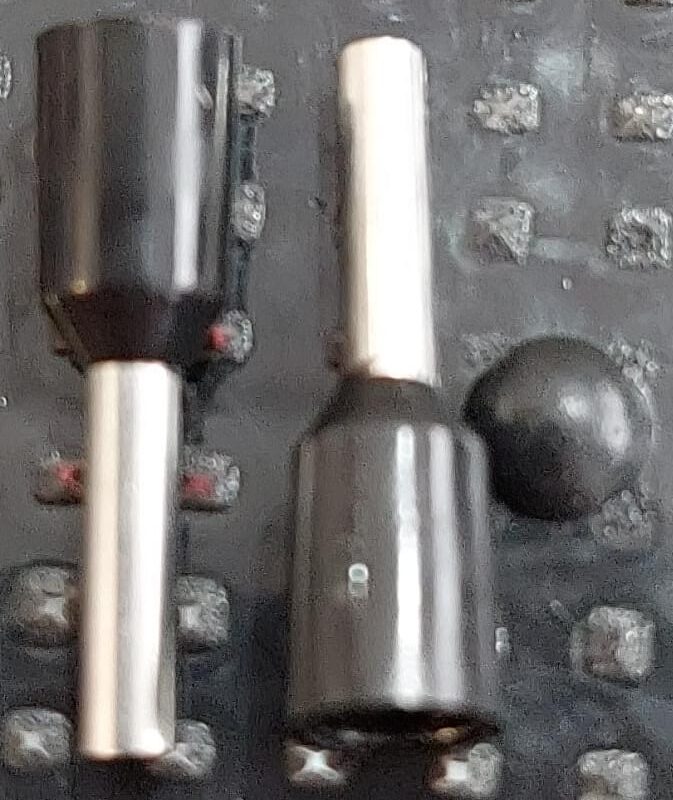 Cod.14629 Terminal Eletrico Ilhos Para Cabos 0,9mm - Preto - PÇ
