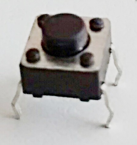 Cod.184 Chave Toque  Tactil Eixo 6X6 4,3mm  4 pinos